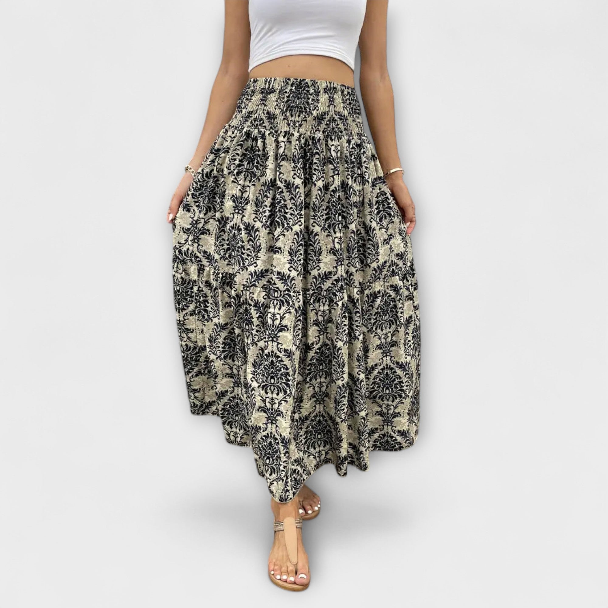 Ilse | Gonna fluida con fantasia — 9