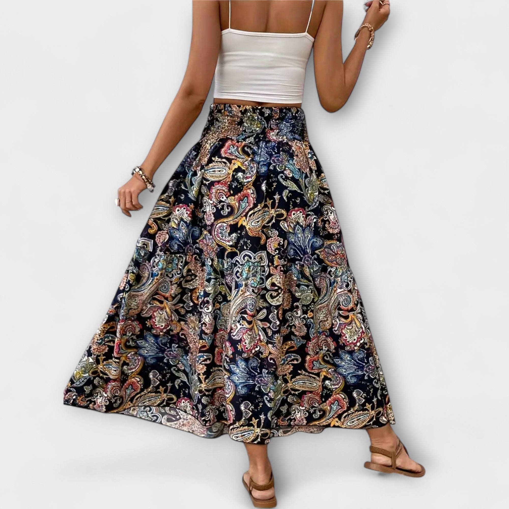 Ilse | Gonna fluida con fantasia — 11