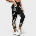 Pia | Pantaloni sportivi con stampa leopardata a vita alta — 2