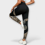 Pia | Pantaloni sportivi con stampa leopardata a vita alta — 4