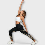 Pia | Pantaloni sportivi con stampa leopardata a vita alta — 6