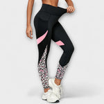 Pia | Pantaloni sportivi con stampa leopardata a vita alta — 7