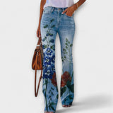 Ute | Pantaloni con fiori — 3