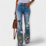 Ute | Pantaloni con fiori — 4