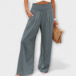 Larissa | Pantaloni casual larghi in lino — 7