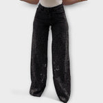 Marie | Jeans patchwork di pizzo alla moda — 5