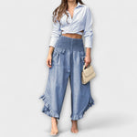 Anna | Pantaloni ampi con piega alla moda — 2