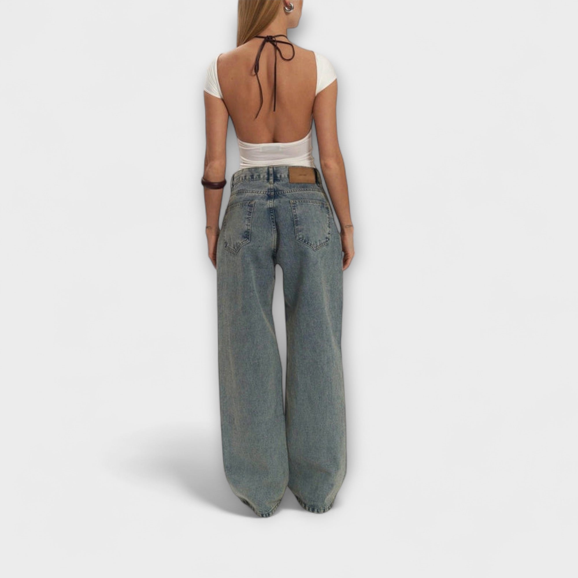 Christiane | Trixie Jeans in denim blu chiaro — 2