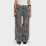 Christiane | Trixie Jeans in denim blu chiaro — 3