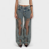 Christiane | Trixie Jeans in denim blu chiaro — 3