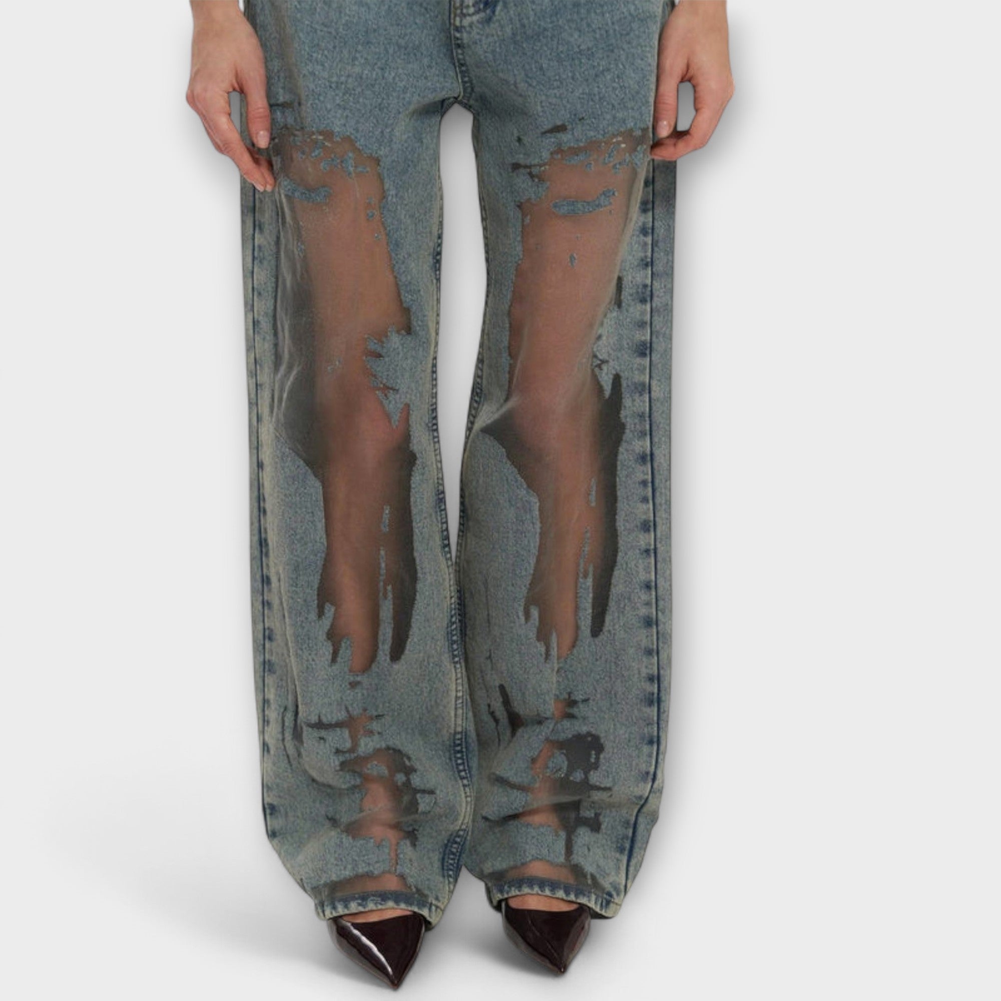Christiane | Trixie Jeans in denim blu chiaro — 4
