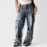 Mareike | Jeans Utility Jeans con dettaglio nodo — 1