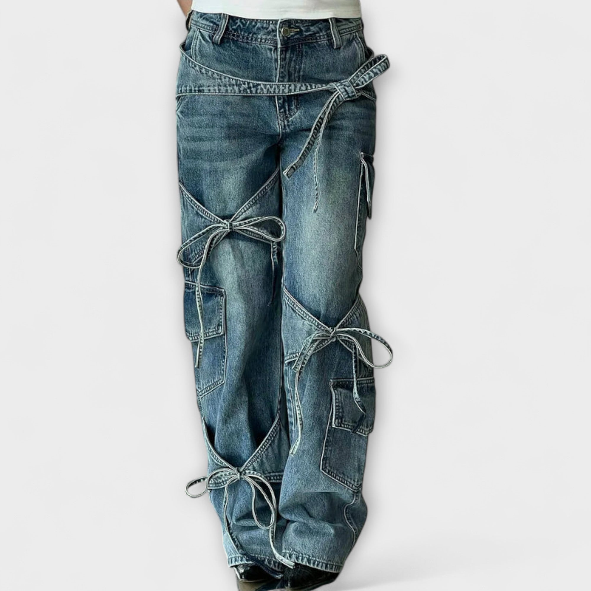 Mareike | Jeans Utility Jeans con dettaglio nodo — 2