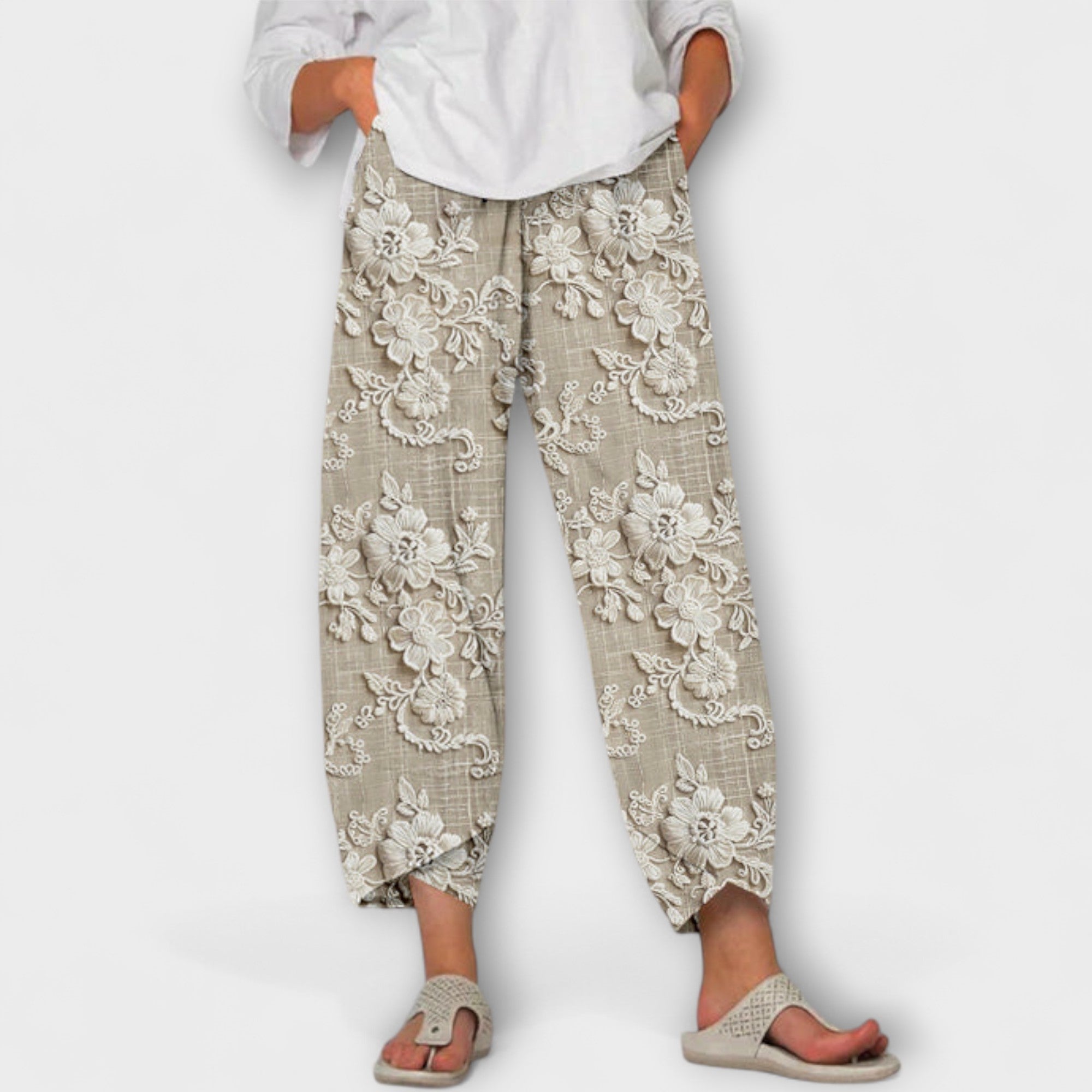 Elke | Comodi pantaloni stampati — 1