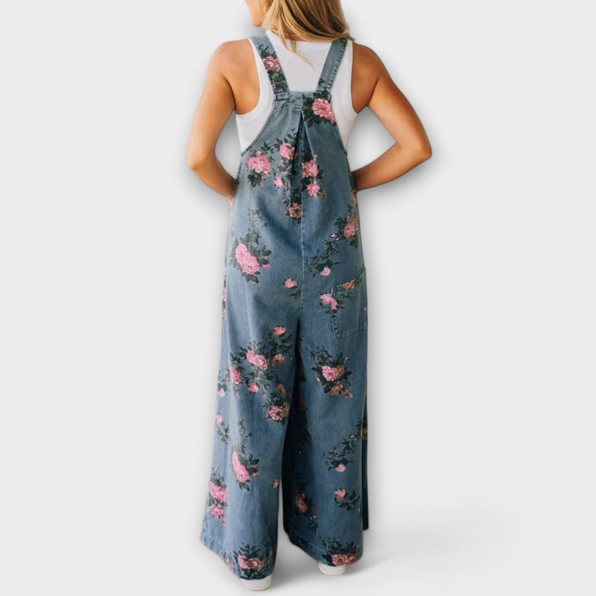 Reinhild | Salopette in denim dalla vestibilità comoda — 2
