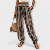 Louisa | Pantaloni con grafica etnica — 1