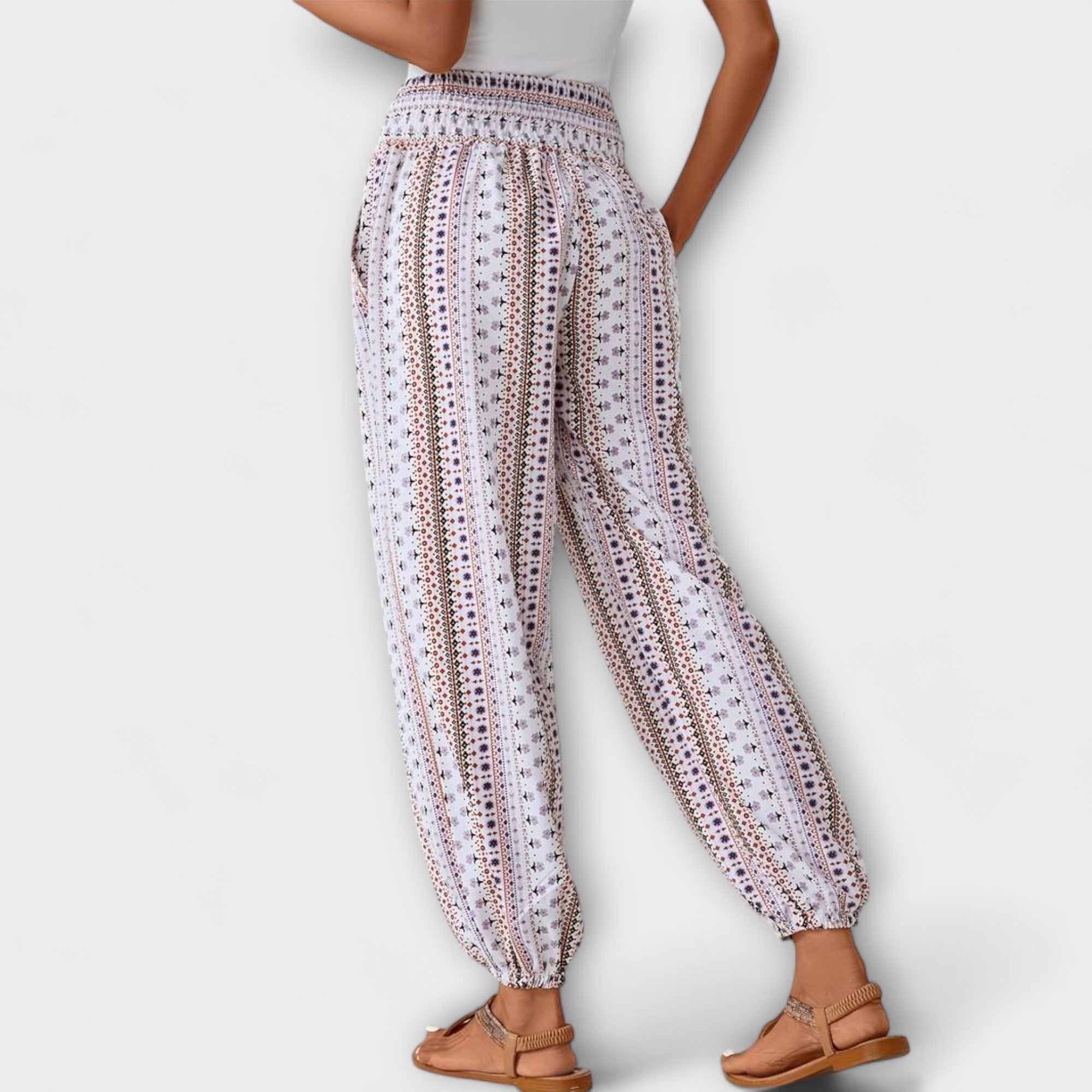 Louisa | Pantaloni con grafica etnica — 6