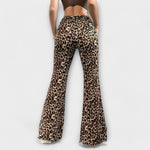 Jasmin | Pantaloni bootcut leopardati — 3