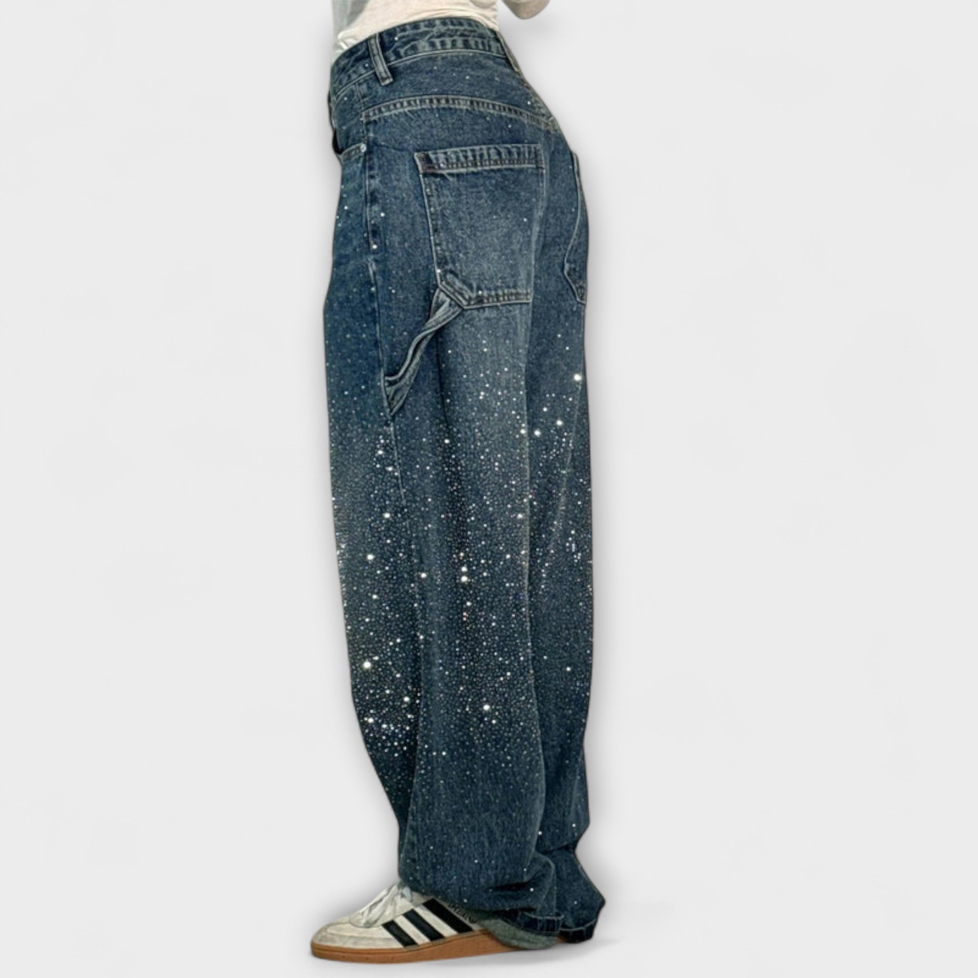 Marta | Jeans Shine dal taglio a palloncino in stile da lavoro — 2