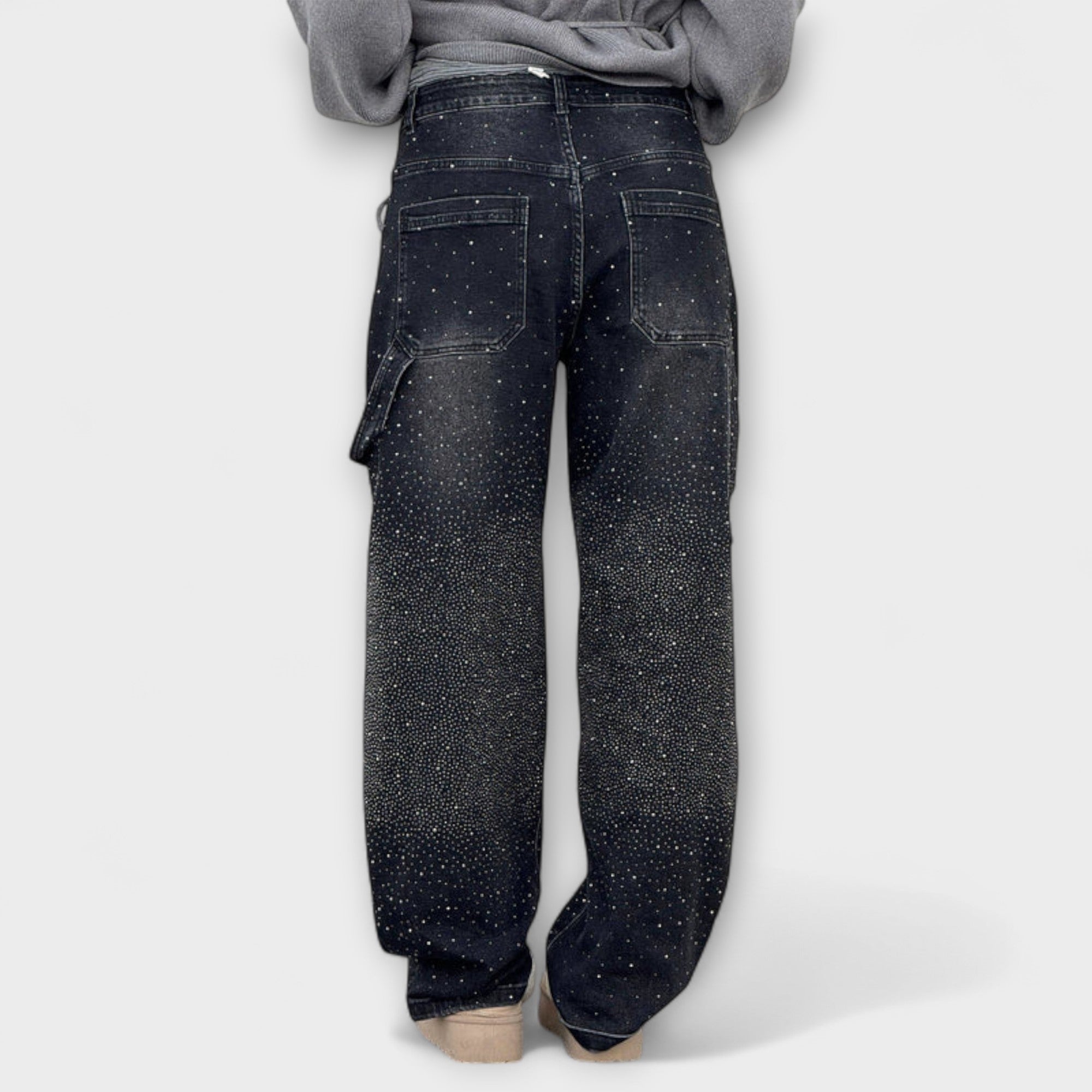 Marta | Jeans Shine dal taglio a palloncino in stile da lavoro — 5