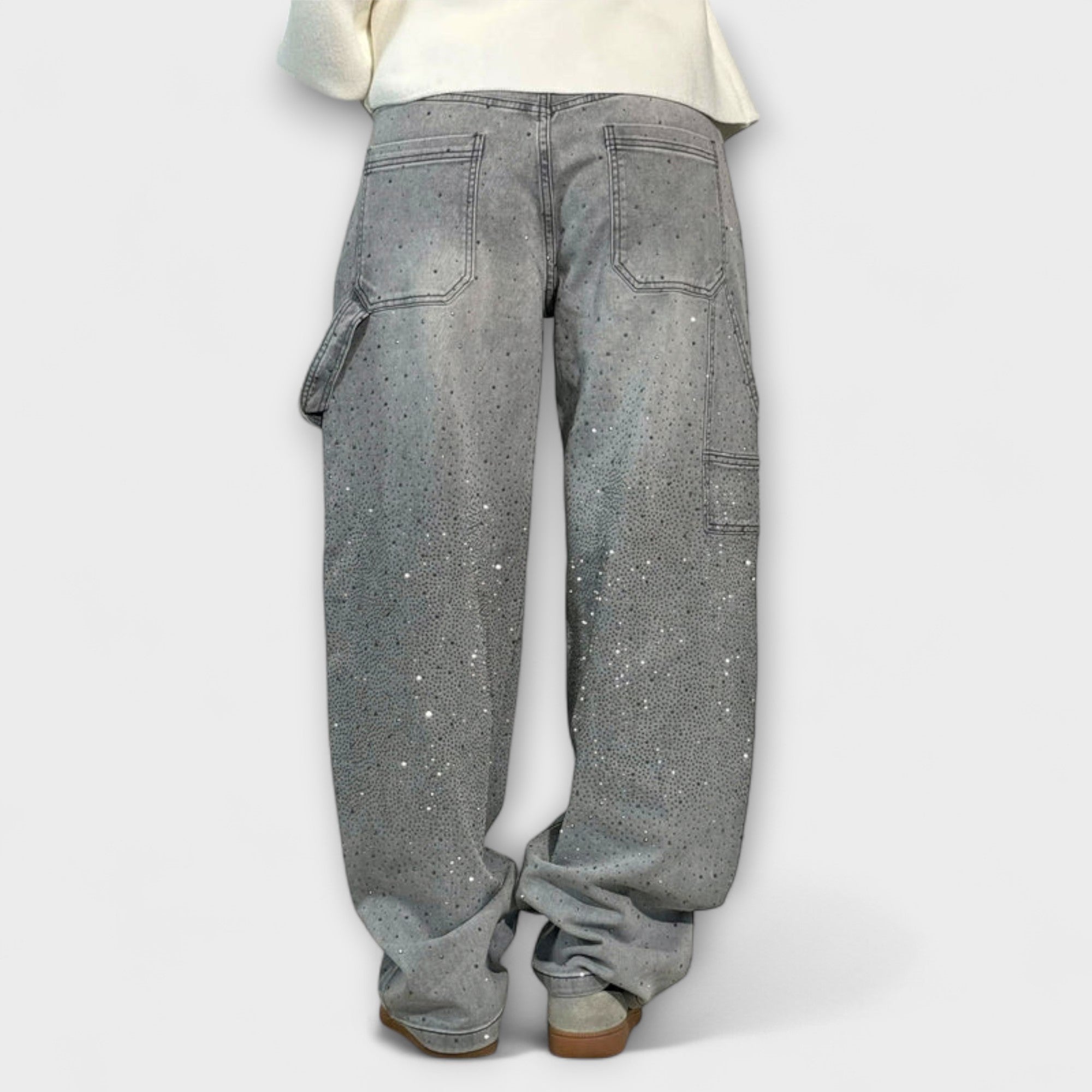 Marta | Jeans Shine dal taglio a palloncino in stile da lavoro — 9