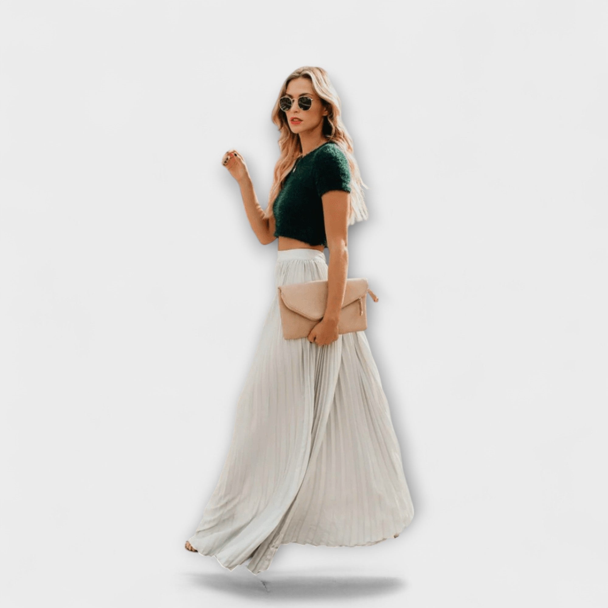 Lea | Gonna lunga a pieghe — 5
