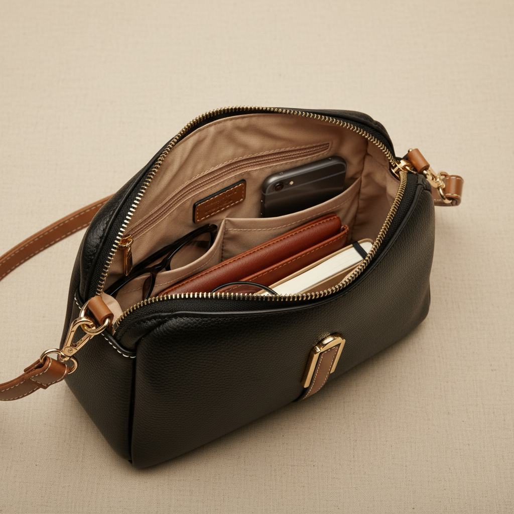 Anne-Sophie | Borsa a tracolla in pelle — 3