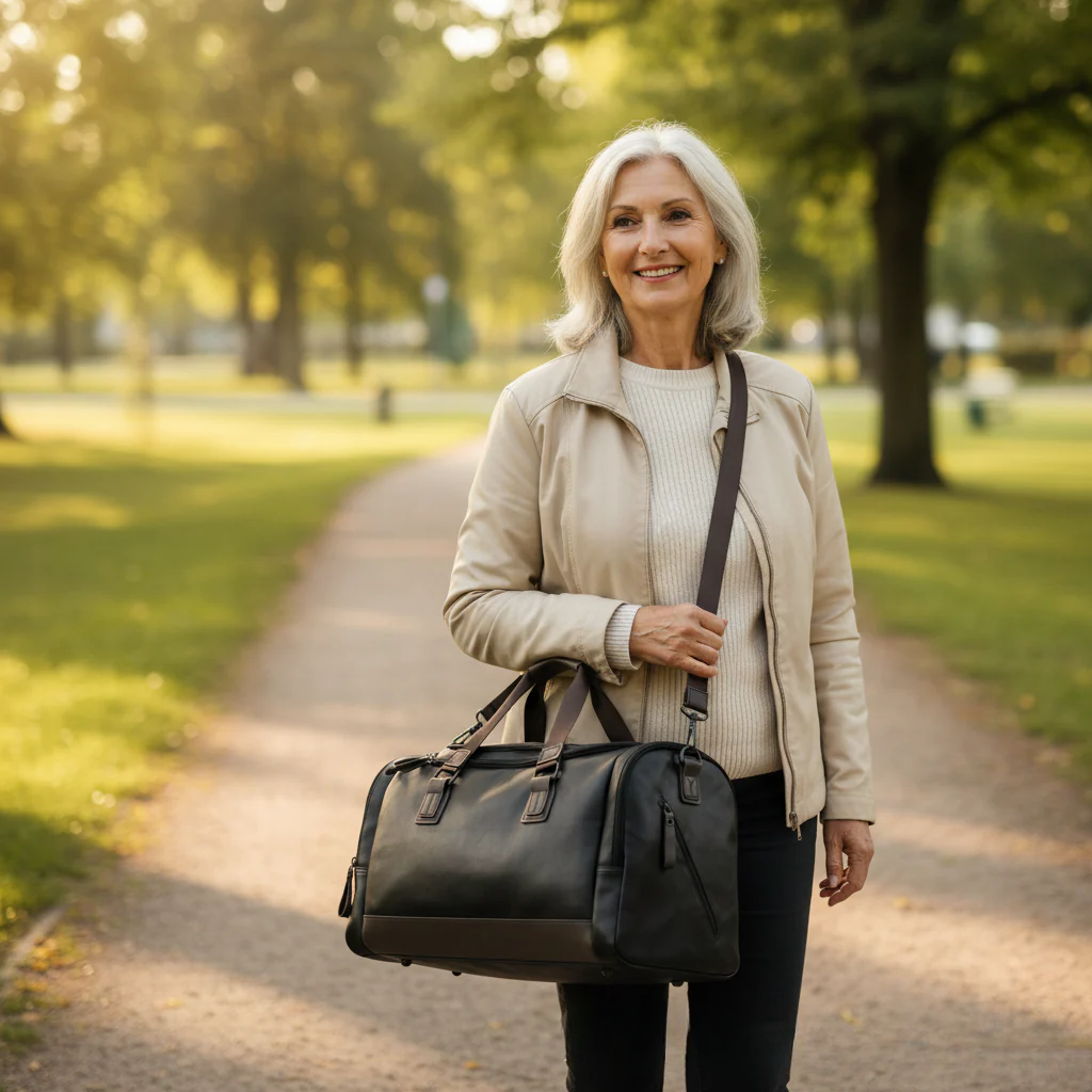 Martha | Borsa da viaggio Oskar in pelle — 5