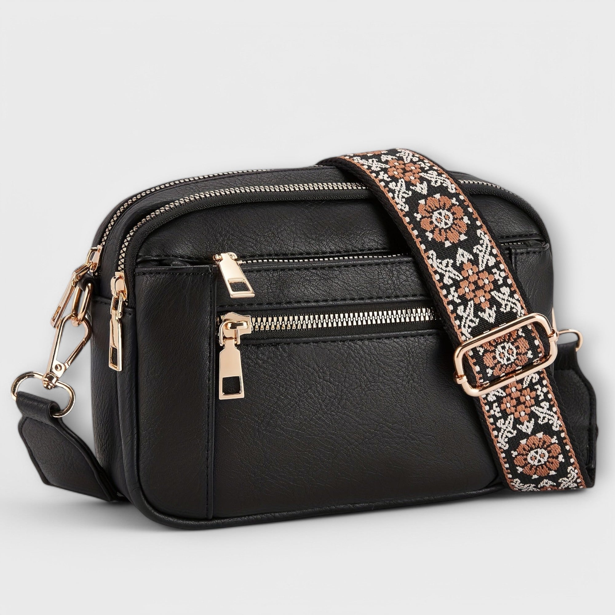 Viola | Borsa a tracolla realizzata in pelle vegana — 2