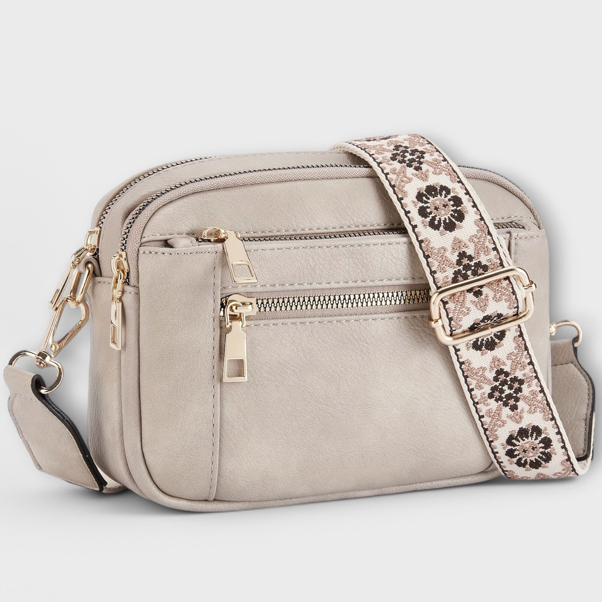 Viola | Borsa a tracolla realizzata in pelle vegana — 3