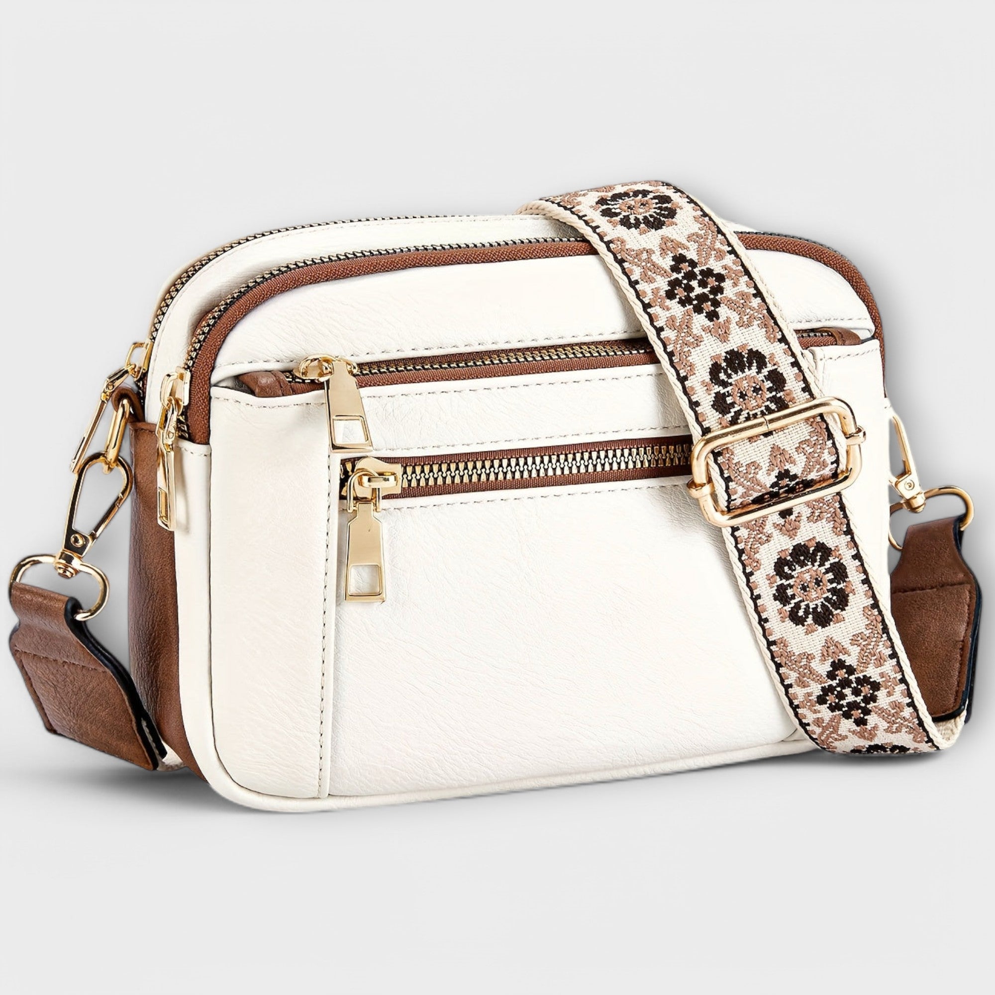 Viola | Borsa a tracolla realizzata in pelle vegana — 4