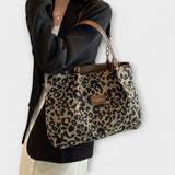 Natalie | Borsa shopper con stampa leopardata — 2