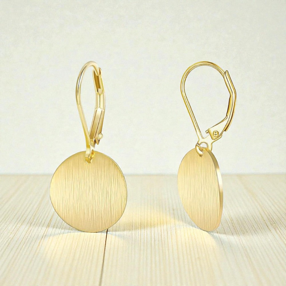 Pauline | Orecchini retrò placcati in oro — 1
