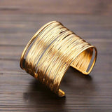 Anja | braccialetto retrò color oro — 1