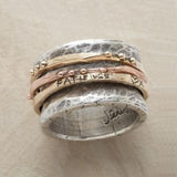 Katrin | Anello vintage in oro rosa e argento — 1