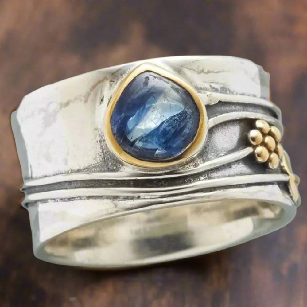 Pia | Anello da meditazione con pietra preziosa bohémienAnello da meditazione con pietra preziosa bohémien — 1