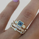 Elsa | Anello blu retrò — 1