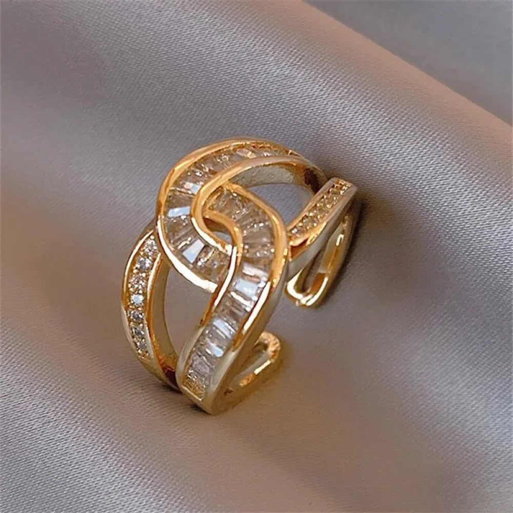 Anna | Elegante anello con nodo — 1