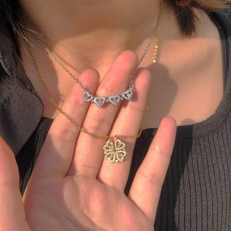Amelie | Collana di trifoglio — 3
