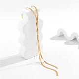 Verena | Elegante collana lunga con design serpente regolabile — 6