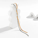 Verena | Elegante collana lunga con design serpente regolabile — 7
