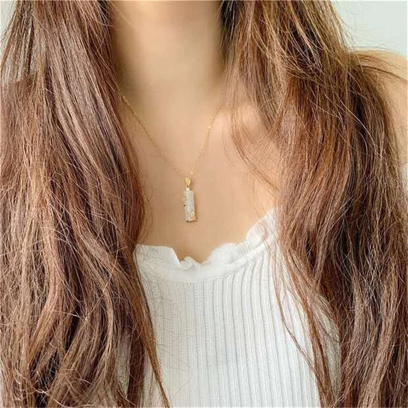 Laura | Collana con amuleto di giada — 1