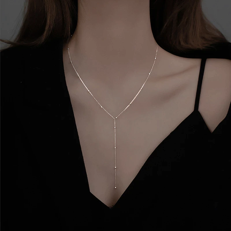 Merve | Collana con nappa e clavicola — 1