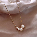 Olivia | Collana con catena di perle — 1