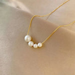 Olivia | Collana con catena di perle — 2