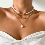 Martina | Collana di perle vintage dal design multistrato — 4
