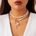 Martina | Collana di perle vintage dal design multistrato — 6