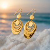 Tamara | Orecchini realizzati in argento 925 color rame — 1