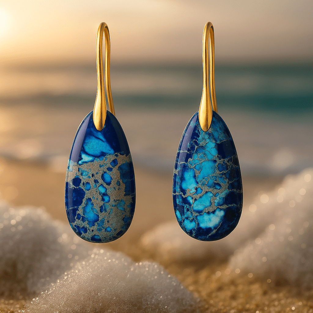 Martha | Orecchini laguna blu — 1