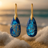 Martha | Orecchini laguna blu — 1